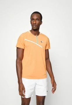 Nike Performance SLAM - Print T-shirt - Hot Curry/white