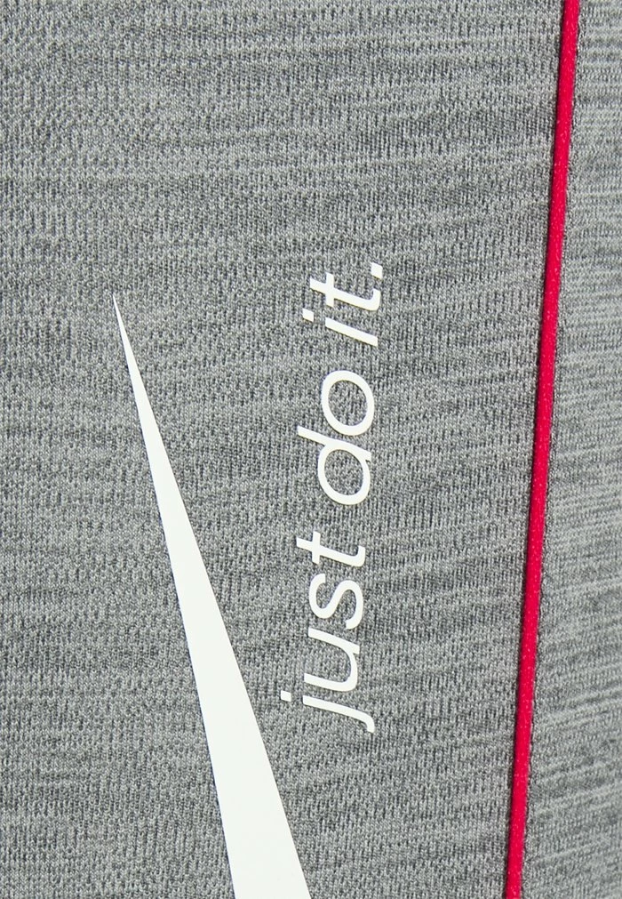 Nike Performance ONE - Leggings - Iron Grey Heather/mystic Hibiscus/white 3 Nike Performance ONE - Leggings - Iron Grey Heather/mystic Hibiscus/white - Image 3