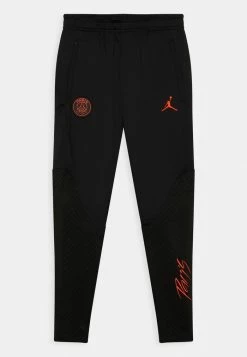 Nike Performance PARIS GERMAIN PANT UNISEX - Tracksuit Bottoms - Black/bright Crimson