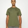 Nike Performance BURNOUT - Sports T-shirt - Rough Green/(black)