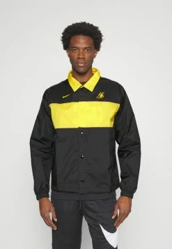 Nike Performance NBA LOS ANGELES LAKERS LIGHTWEIGHT JACKET - Training Jacket - Black/amarillo/field Purple