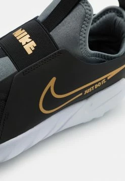 Nike Performance FLEX RUNNER 2 GS UNISEX - Neutral Running Shoes - Black/metallic Gold/cool Grey/white -Nike Performance store e322b79cc7b74f6089f90477a3430685