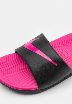 Nike Performance KAWA SLIDE - Pool Slides - Black/vivid Pink -Nike Performance store e3510059584b4d19ab3fd0f30b88c2ae
