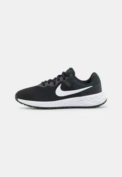 Nike Performance REVOLUTION 6 UNISEX - Neutral Running Shoes - Black/white/dark Smoke Grey