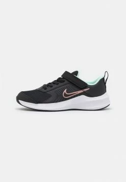 Nike Performance DOWNSHIFTER 11 UNISEX - Neutral Running Shoes - Black/metallic Red Bronze/mint Foam/clear