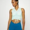 Nike Performance TANK TIE - Sports T-shirt - Mint Foam