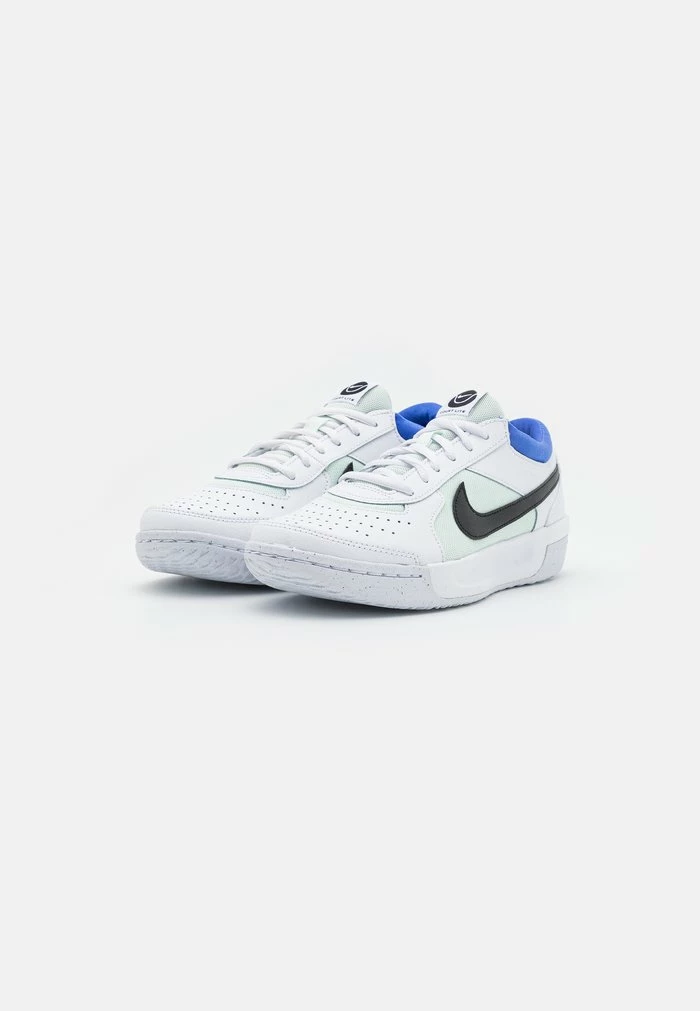 Nike Performance COURT ZOOM LITE 3 - Multicourt Tennis Shoes - White/black/barely Green/medium Blue 2 Nike Performance COURT ZOOM LITE 3 - Multicourt Tennis Shoes - White/black/barely Green/medium Blue - Image 2