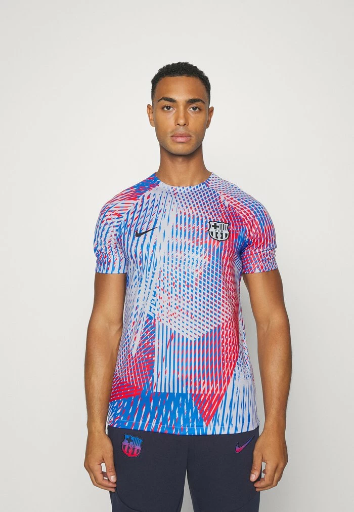 Nike Performance FC BARCELONA PREMATCH - Club Wear - White/sky Grey/black 1 Nike Performance FC BARCELONA PREMATCH - Club Wear - White/sky Grey/black
