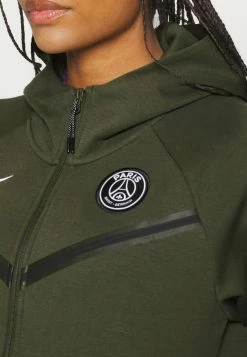 Nike Performance PARIS ST GERMAIN - Hoodie - Cargo Khaki/white -Nike Performance store e7c4c21e5e2c4a98b8f410b29a034e45