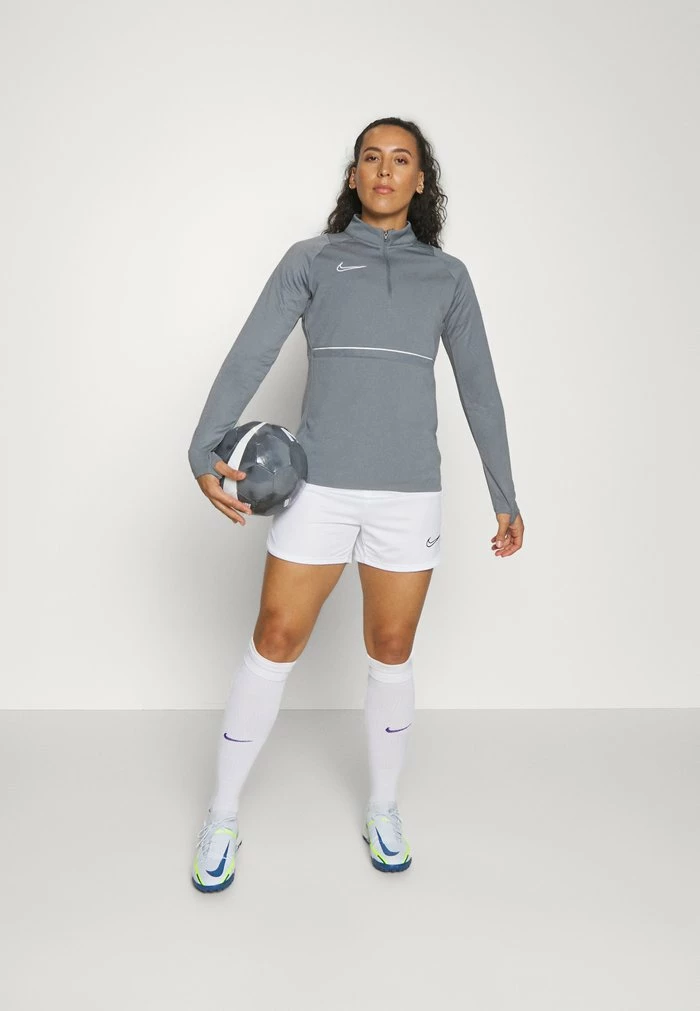 Nike Performance ACADEMY DRILL - Long Sleeved Top - Smoke Grey White White 2 Nike Performance ACADEMY DRILL - Long Sleeved Top - Smoke Grey White White - Image 2