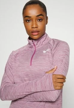 Nike Performance PACER - Long Sleeved Top - Light Bordeaux/htr/reflective Silver -Nike Performance store e9486dcf504d4aa58d80f37220c6c6af