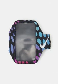 Nike Performance LEAN ARM BAND - Other Accessories - Black/dynamic Turq/silver