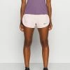 Nike Performance RUN TEMPO SHORT - Sports Shorts - Pale Coral/black