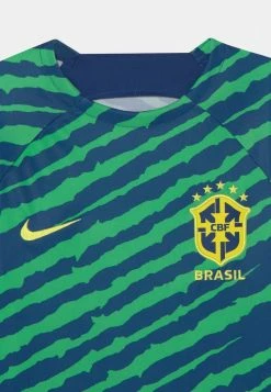 Nike Performance BRASIL CBF PREMATCH UNISEX - Football Shirt - Coastal Blue/coastal Blue/dynamic Yellow -Nike Performance store e9bc4595ed6a4437a9b91b67e53311ec
