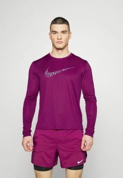 Nike Performance MILER - Sports T-shirt - Sangria