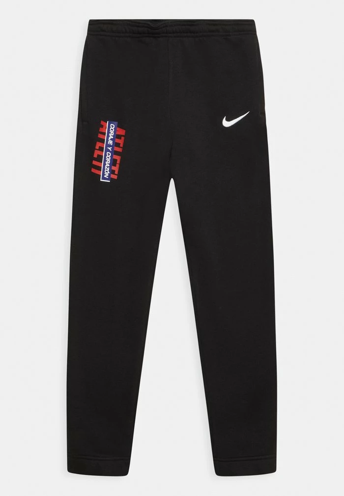 Nike Performance ATLÉTICO MADRID PANT UNISEX - Tracksuit Bottoms - Black/white 1 Nike Performance ATLÉTICO MADRID PANT UNISEX - Tracksuit Bottoms - Black/white