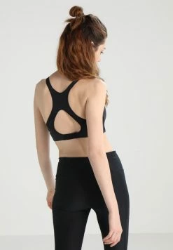 Nike Performance RIVAL BRA HIGH SUPPORT - High Support Sports Bra - Black/black/white -Nike Performance store ea1b7d757dd54894926254019820a02a
