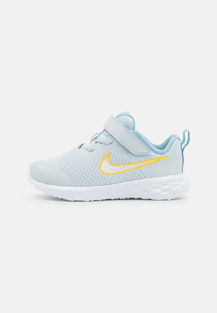 Nike Performance REVOLUTION 6 NN TDV UNISEX - Neutral Running Shoes - Aura/multicolor/worn Blue/university Gold 1 Nike Performance REVOLUTION 6 NN TDV UNISEX - Neutral Running Shoes - Aura/multicolor/worn Blue/university Gold