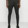 Nike Performance TOTTENHAM HOTSPURS STRIKE TRACK PANT - Club Wear - Black/volt