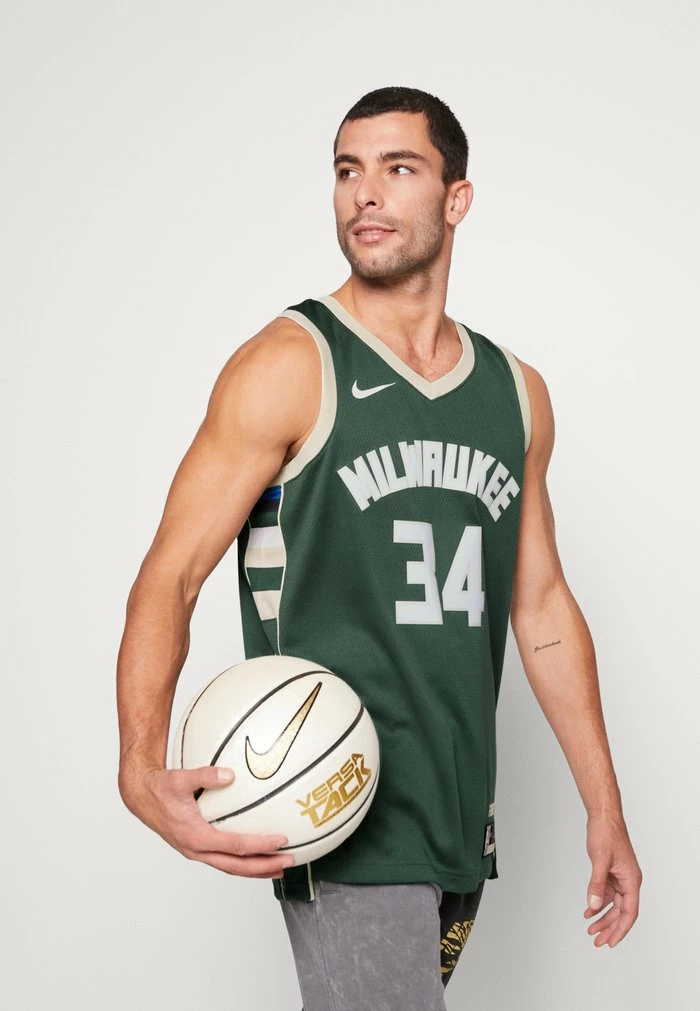 Nike Performance NBA GIANNIS ANTETOKOUNMPO MILWAUKEE BUCKS SWINGMAN ICON - NBA Jersey - Fir 4 Nike Performance NBA GIANNIS ANTETOKOUNMPO MILWAUKEE BUCKS SWINGMAN ICON - NBA Jersey - Fir - Image 4