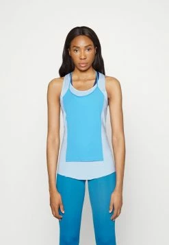 Nike Performance LUXE TANK - Top - Light Marine/coast/iron Grey