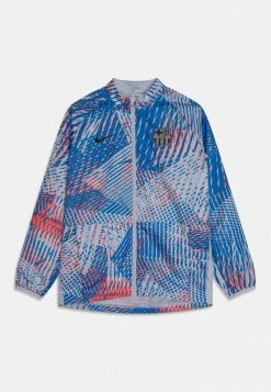 Nike Performance FC BARCELONA RPL ACADEMYMY AWFJACKET CL UNISEX - Club Wear - White/sky Grey/black