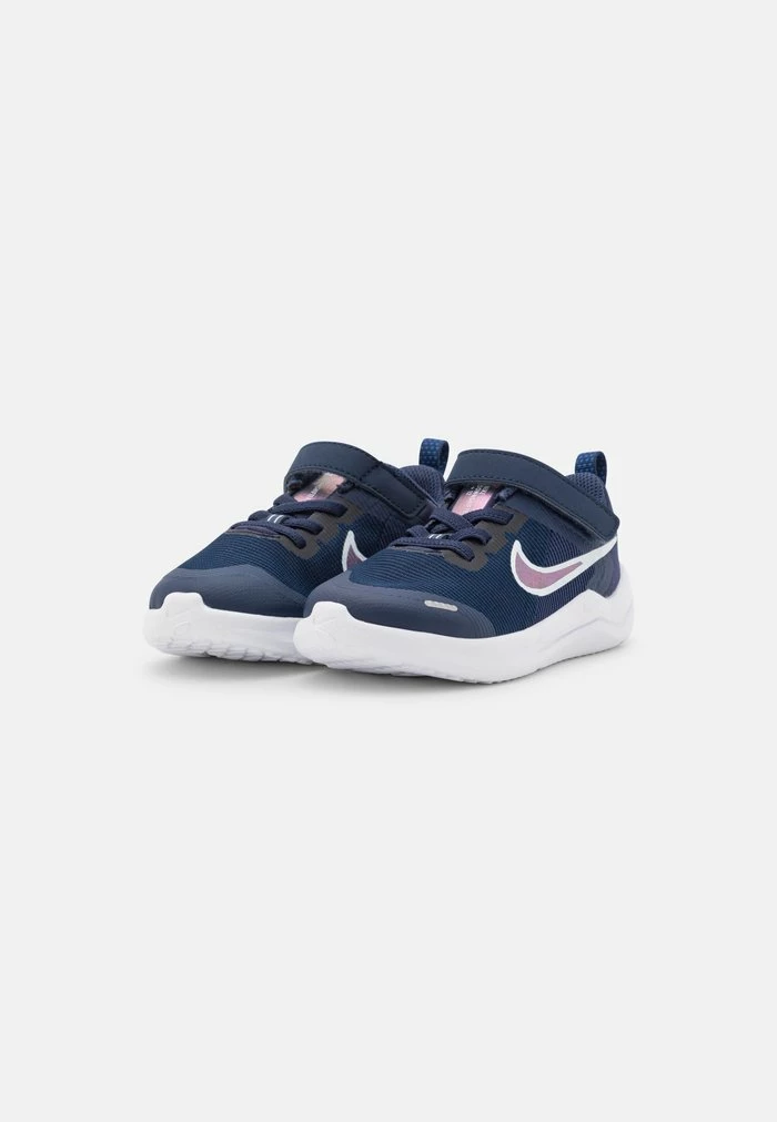 Nike Performance DOWNSHIFTER 12 NN TDV UNISEX - Neutral Running Shoes - Midnight Navy/game Royal/white 2 Nike Performance DOWNSHIFTER 12 NN TDV UNISEX - Neutral Running Shoes - Midnight Navy/game Royal/white - Image 2
