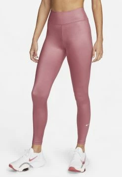 Nike Performance ONE - Leggings - Desert Berry/white