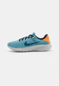 Nike Performance W FLEX EXPERIENCE RN 11 NN - Neutral Running Shoes - Cerulean/valerian Blue/black/photon Dust/orange Trance