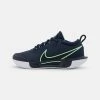 Nike Performance M ZOOM COURT PRO CLAY - Clay Court Tennis Shoes - Obsidian/black/mint Foam/ocean Cube/white