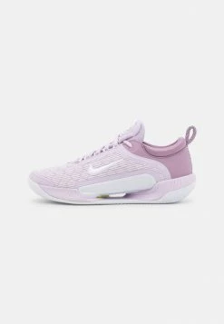 Nike Performance COURT ZOOM NXT CLAY - Clay Court Tennis Shoes - Doll/white/amethyst Wave/volt