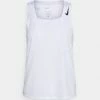 Nike Performance AROSWFT SINGLET - Sports T-shirt - White/black