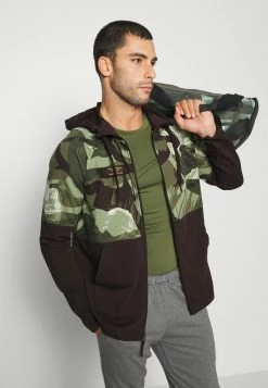 Nike Performance CAMO - Zip-up Sweatshirt - Velvet Brown/black/(coconut Milk) -Nike Performance store edb08cdd335d47fbb2e5c2399a79f0e9