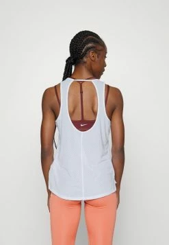 Nike Performance ONE BREATHE TANK - Top - White/black -Nike Performance store edf08d2f45a4468c81571a2bdd13e747