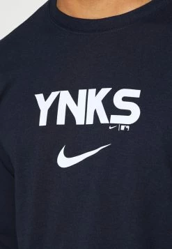 Nike Performance MLB NEW YORK YANKEES DOUBLE HEADER LONGSLEEVE - Club Wear - Midnight Navy -Nike Performance store ee2a3f4111e54468b85060e2e7083811
