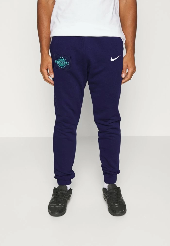 Nike Performance INTER MAILAND PANT - Club Wear - Blackened Blue/white 1 Nike Performance INTER MAILAND PANT - Club Wear - Blackened Blue/white