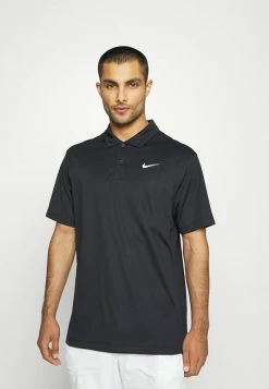 Nike Performance SOLID - Polo Shirt - Black/white