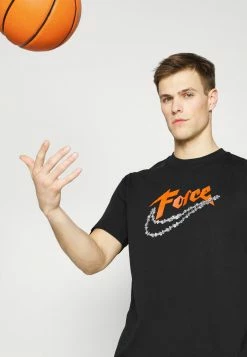 Nike Performance FORCE TEE - Print T-shirt - Black -Nike Performance store efa2563091b2412d8db3fb6cc9e26c5b