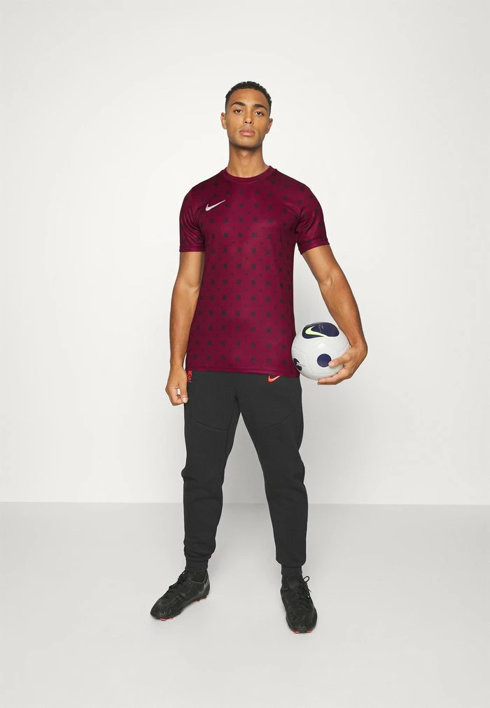 Nike Performance FC LIBERO - Sports T-shirt - Dark Beetroot/white 2 Nike Performance FC LIBERO - Sports T-shirt - Dark Beetroot/white - Image 2