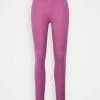 Nike Performance ONE LUXE - Leggings - Light Bordeaux Clear
