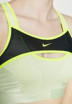 Nike Performance ALPHA BRA - High Support Sports Bra - Olive Aura/atomic Green -Nike Performance store f2c11191834548358fa7494d2f53d95f