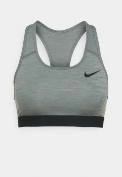 Nike Performance BAND BRA - Medium Support Sports Bra - Smoke Grey/pure/black -Nike Performance store f313dcc5bb2a4bfb8f30682998c4d7a3