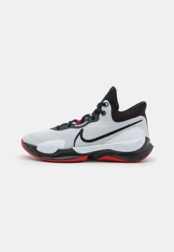 Nike Performance RENEW ELEVATE III - Basketball Shoes - White/black/pure Platinum