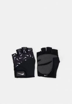 Nike Performance WOMENS GYM ELEMENTAL FITNESS GLOVES - Fingerless Gloves - Black/white