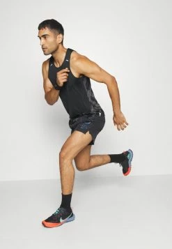 Nike Performance RISE TANK - Top - Black/silver -Nike Performance store f37a0cb8063541dea8d2a3438a47308d