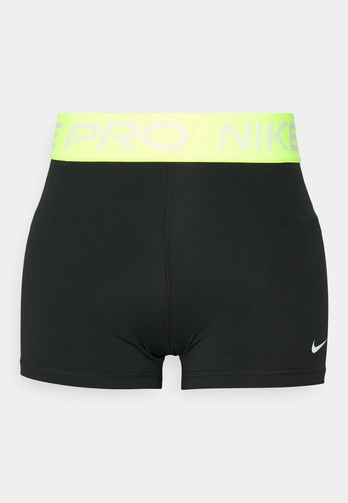 Nike Performance 365 SHORT - Leggings - Black/yellow 4 Nike Performance 365 SHORT - Leggings - Black/yellow - Image 4