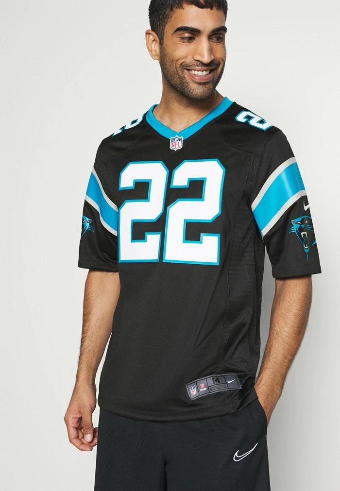 Nike Performance NFL CAROLINA PANTHERS GAME TEAM COLOUR - Print T-shirt - Black 4 Nike Performance NFL CAROLINA PANTHERS GAME TEAM COLOUR - Print T-shirt - Black - Image 4