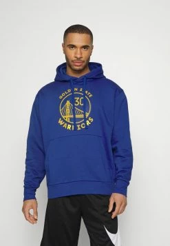 Nike Performance NBA STEPH CURRY GOLDEN STATE WARRIORS NAME & NUMBER HOODIE - Hoodie - Rush Blue