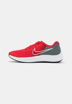 Nike Performance STAR RUNNER 3 GS UNISEX - Neutral Running Shoes - University Red/smoke Grey/white