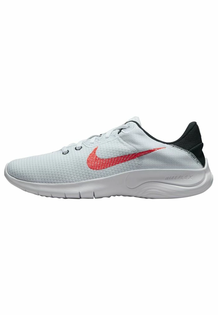 Nike Performance FLEX EXPERIENCE RN 11 NN - Neutral Running Shoes - Football Grey Black White Bright Crimson 1 Nike Performance FLEX EXPERIENCE RN 11 NN - Neutral Running Shoes - Football Grey Black White Bright Crimson